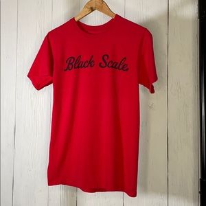 Black Scale Red Flag Tee